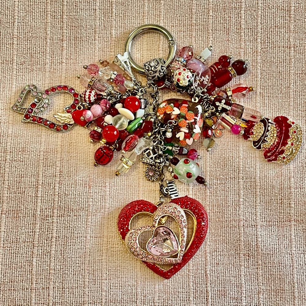 Custom Mega Heart Purse Charm